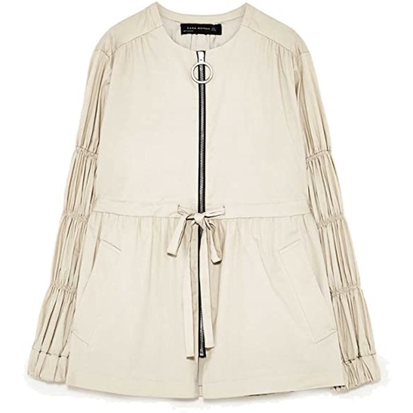 Zara Women's Gathered Sleeve Jacket today only (sept 14) - Picture 2 of 9